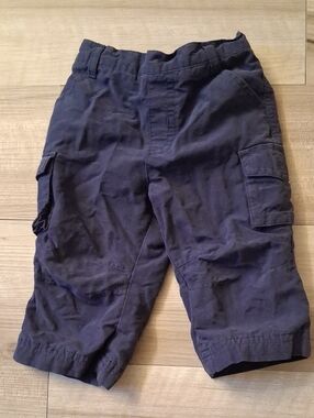 Gymboree Navy Cargo Pants Vintage Size 6-12 Months (N)
